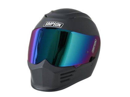 přilba SPEED  SIMPSON černá matná (Veľkosť 2XL)