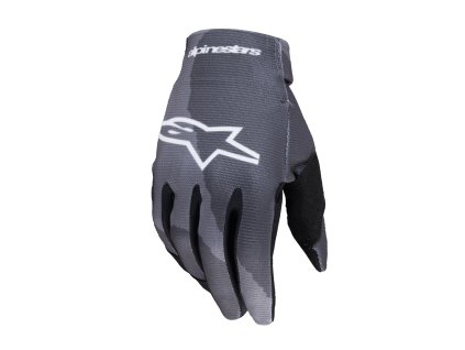 rukavice RADAR  ALPINESTARS  dětské šedá camo/černá 2025 (Veľkosť 3XS)