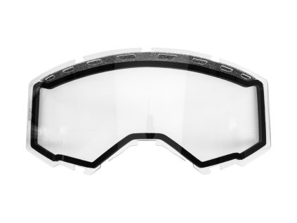 plexi dvojité FOCUS FLY RACING číre
