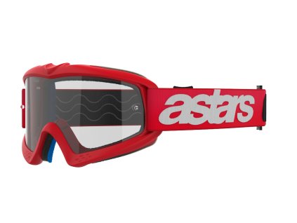 Motokrosové okuliare vISION YOUTH BLAZE ALPINESTARS detské červené číre plexi 2025