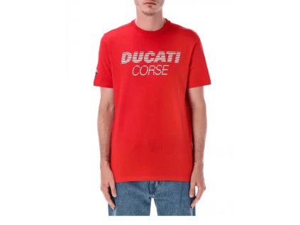 triko DUCATI CORSE červená (Veľkosť S)