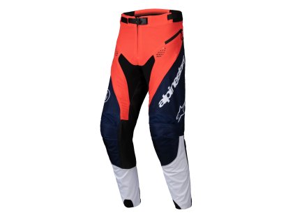 nohavice PRO-DURA ALPINESTARS modrá/oranžová/biela 2025