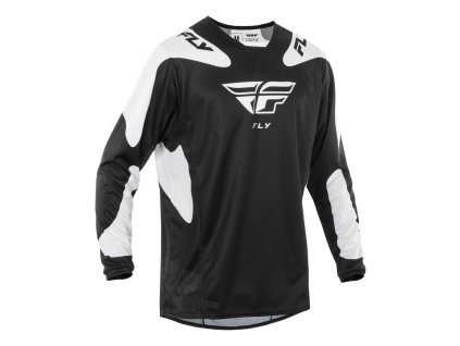 dres KINETIC SYM  FLY RACING - USA 2025 černá/bílá (Veľkosť S)