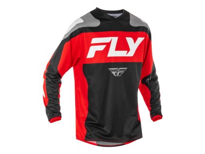 dres F-16 FLY RACING - USA 2025 čierna/červená/biela