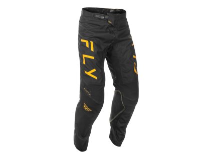 kalhoty KINETIC CENTRE  FLY RACING - USA 2025 černá/zlatá (Veľkosť 30)
