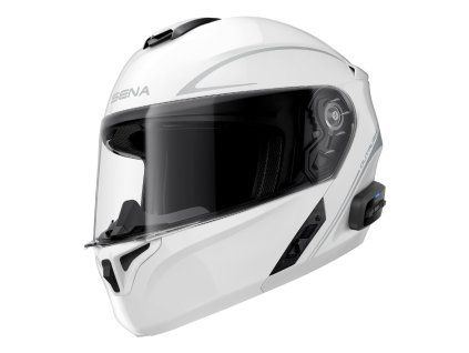 Bluetooth přilba s headsetem Outrush R  SENA lesklá bílá (Veľkosť XL)