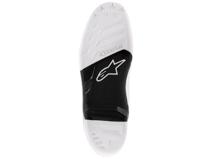 podrážky pro boty TECH 7 2014 a novější  ALPINESTARS černé/bílé  pár (Veľkosť 47)