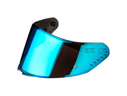 plexisklo pre prilby AERO s prípravou pre Pinlock CASSIDA - CZ mirror blue REVO