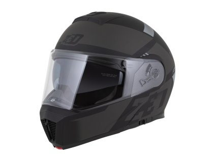 přilba F19  ZED černá matná/tmavě šedá 2026 (Veľkosť XS (53 až 54 cm))