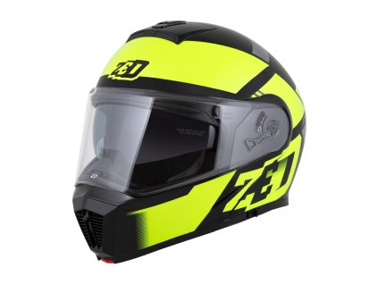 přilba F19  ZED černá/žlutá fluo 2026 (Veľkosť L (59 až 60 cm))