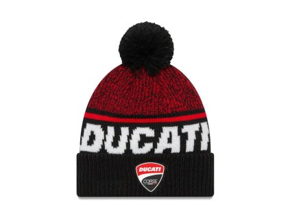 zimná čiapka DUCATI čierna červená