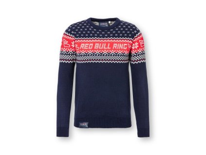 svetr  RED BULL RING modrá červená (Veľkosť 2XL)