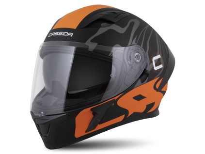 přilba Orbit Multivers  CASSIDA černá matná/oranžová/šedá/bílá 2026 (Veľkosť XS (53 až 54 cm))