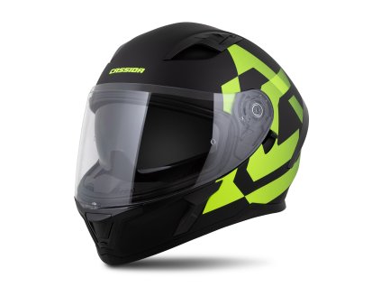 přilba Orbit Grind  CASSIDA černá matná/žlutá fluo 2026 (Veľkosť XS (53 až 54 cm))