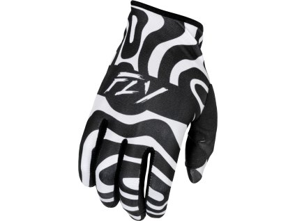 rukavice LITE  FLY RACING - USA 2025 bílá/černá (Veľkosť 2XL)