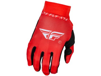 rukavice PROLITE  FLY RACING - USA červená/bílá (Veľkosť XS)