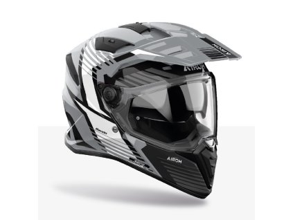 přilba BANDIT Spicy  AIROH šedá lesklá 2026 (Veľkosť XS)