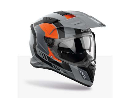 přilba BANDIT Horn  AIROH oranžová matná 2026 (Veľkosť XS)