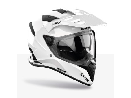 přilba BANDIT Color  AIROH bílá lesklá 2026 (Veľkosť XS)