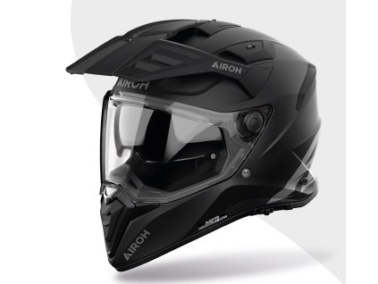 přilba BANDIT Color  AIROH černá matná 2026 (Veľkosť XS)