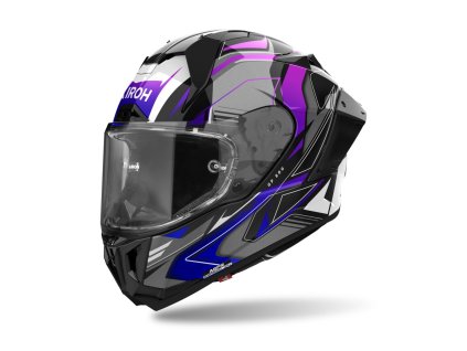 přilba GP800 Must  AIROH modrá lesklá 2026 (Veľkosť XS)