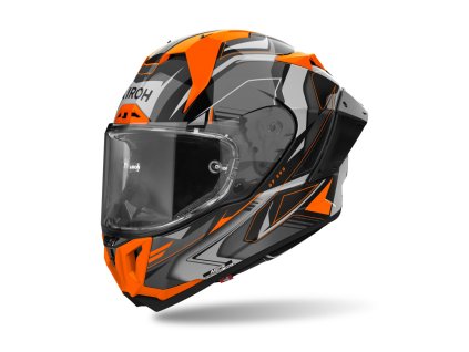 přilba GP800 Must  AIROH oranžová lesklá 2026 (Veľkosť XS)