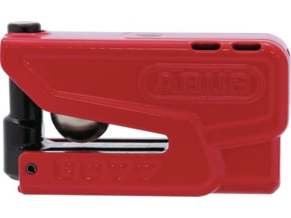zámok kotúčovej brzdy s alarmom Granit Detecto XPlus 20 priemer strmeňa 13 mm ABUS červená