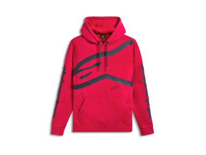 mikina UNBOUND HOODIE  ALPINESTARS červená (Veľkosť L)