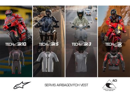 servis airbagových viest výmena nafukovačov TECH-AIR®5/10