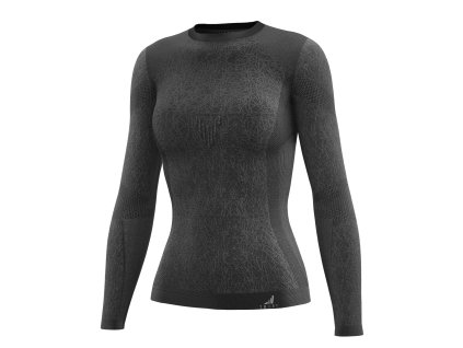 funkční triko s dlouhým rukávem K-DRY  dámské TECSO tmavě šedá (Veľkosť L/XL (46/48))