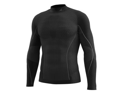 funkční triko s dlouhým rukávem K-THERMO  pánské TECSO černá  šedá (Veľkosť S/M)