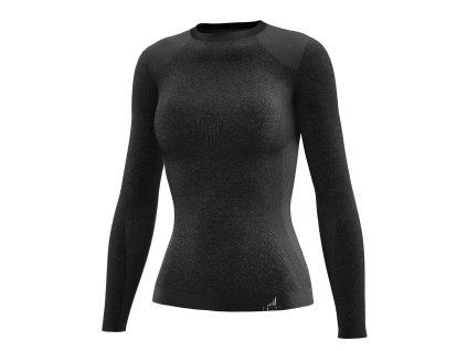 funkční triko s dlouhým rukávem K-DRY  dívčí TECSO černá (Veľkosť 3-5 let)