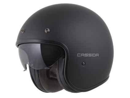 přilba Oxygen 20 Solid  CASSIDA černá matná/tmavě šedá 2026 (Veľkosť XS (53 až 54 cm))