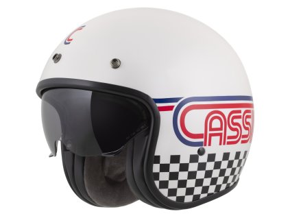 přilba Oxygen 20 Rondo  CASSIDA bílá perleť/červená/modrá/černá 2026 (Veľkosť 2XL (63 až 64 cm))