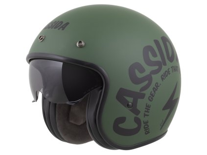 přilba Oxygen 20 Gear  CASSIDA zelená matná/černá 2026 (Veľkosť 2XL (63 až 64 cm))