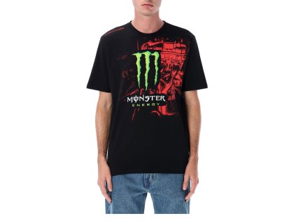 triko DUCATI CORSE - MONSTER ENERGY černá  červená (Veľkosť S)