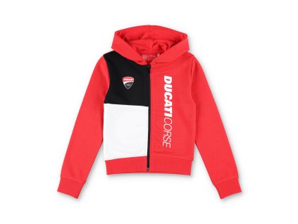 mikina DUCATI CORSE dětská červená bílá (Veľkosť 2-4 roky)