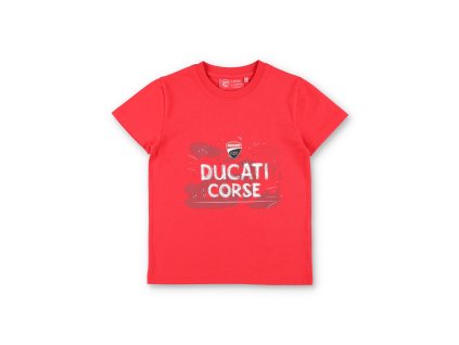 triko DUCATI CORSE dětské červená (Veľkosť 2-4 roky)