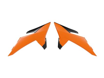 spojlery chladiča KTM RTECH oranžová čierna