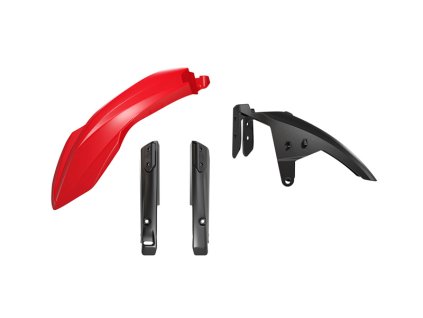sada predného blatníka a chrániča vidlice YAMAHA Tenere RTECH červená čierna