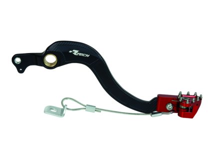 brzdový pedál hliníkový GASGAS RTECH čierny červený