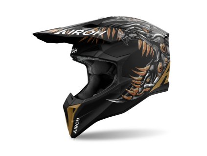 přilba WRAAAP Cyborg  AIROH matná 2025 (Veľkosť 2XS)