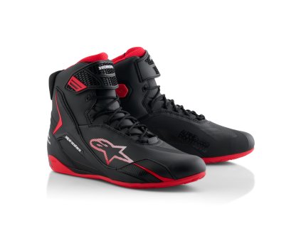 boty FASTER-4 HONDA kolekce  ALPINESTARS černá/červená 2025 (Veľkosť 39)