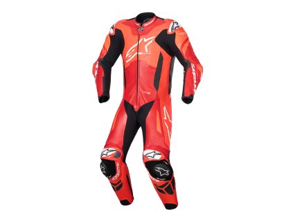 jednodílná kombinéza GP PLUS V4 SPRINT  TECH-AIR kompatibilní  ALPINESTARS červená fluo/červená/bílá/černá 2025 (Veľkosť 44)
