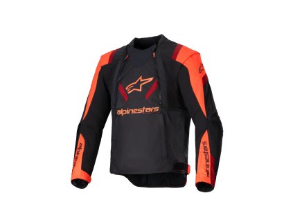 bunda T-STUNT AIR  ALPINESTARS čierna/červená fluo/červená 2025