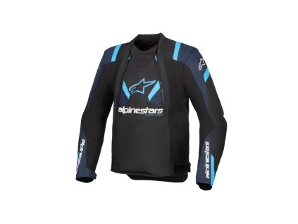 bunda T-STUNT AIR  ALPINESTARS čierna/modrá/svetlo modrá 2025
