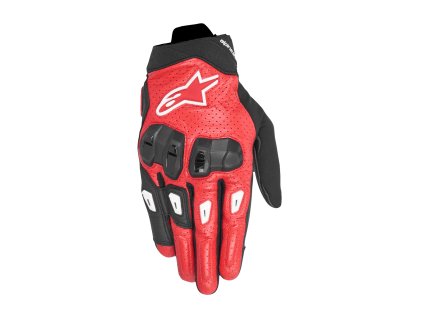 rukavice SP X 7  ALPINESTARS černá/červená/bílá 2025 (Veľkosť S)