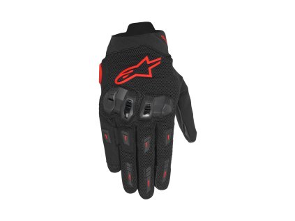 rukavice SP X 5 AIR  ALPINESTARS černá/červená fluo 2025 (Veľkosť XS)
