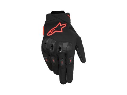 rukavice SP X 3  ALPINESTARS černá/červená fluo 2025 (Veľkosť M)
