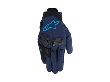 rukavice SP X 3  ALPINESTARS tmavě modrá/světle modrá 2025